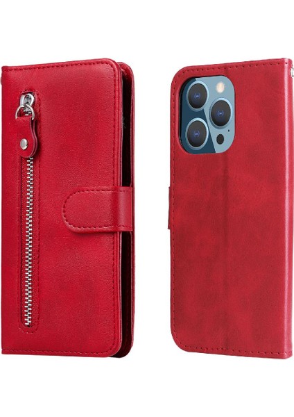 Iphone 11 Için Kılıf Pro Max Deri Fermuar Kart Yuvası Sahipleri Koruyucu (Yurt Dışından)