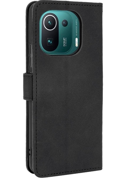 Xiaomi 11 Pro Deri Folio Flip Case Kart Ekleme Koruyucu Kılıf (Yurt Dışından) fırsatları