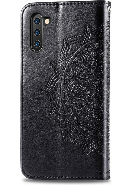 Samsung Not 10 Için Kılıf Deri Kılıf Basit Iş Darbeye Çevir (Yurt Dışından)