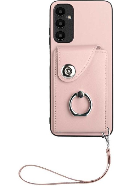 Samsung Galaxy A05S Için Kılıf Koruyucu Kapak Deri Kart Yuvası Tutucular (Yurt Dışından)