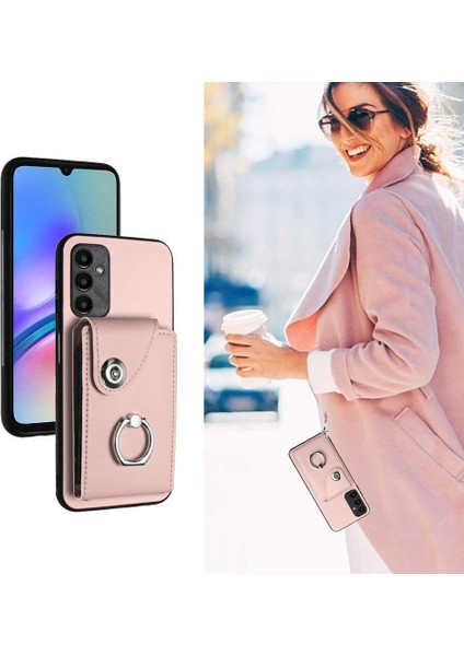 Samsung Galaxy A05S Için Kılıf Koruyucu Kapak Deri Kart Yuvası Tutucular (Yurt Dışından)