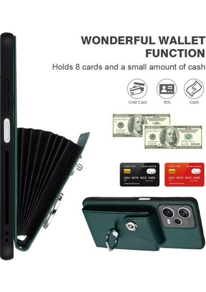 Xiaomi Redmi Not 12 Için Kılıf 5g Deri Kart Yuvası Tutucular Koruyucu (Yurt Dışından)
