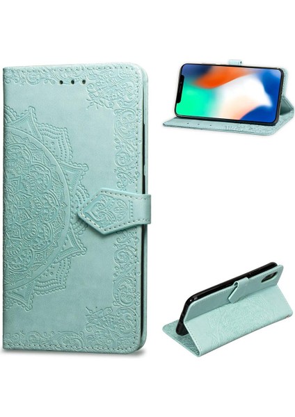 Iphone x Kılıf Zarif Desen Kapak Kapak Basit (Yurt Dışından)