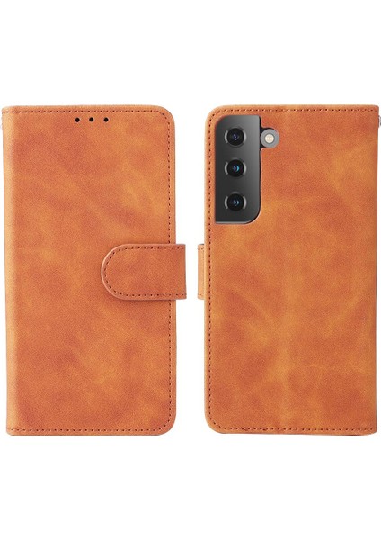 Samsung Galaxy S22 Için Kılıf Tam Koruma Deri Folio Flip Case Kart (Yurt Dışından)