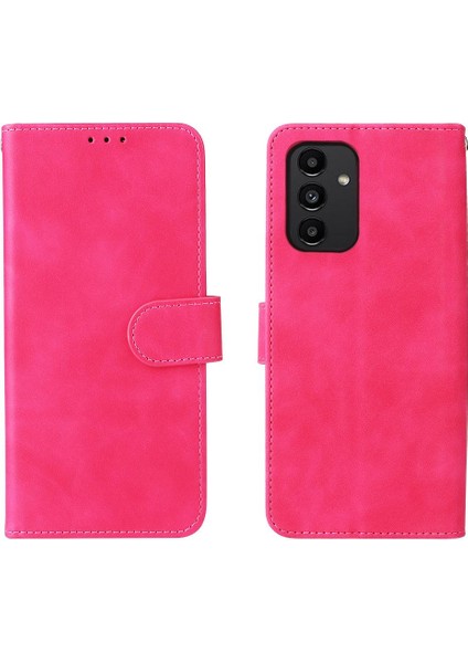 Mellow Shop Samsung Galaxy A13 4g Tam Koruma Deri Folio Flip Case (Yurt Dışından)