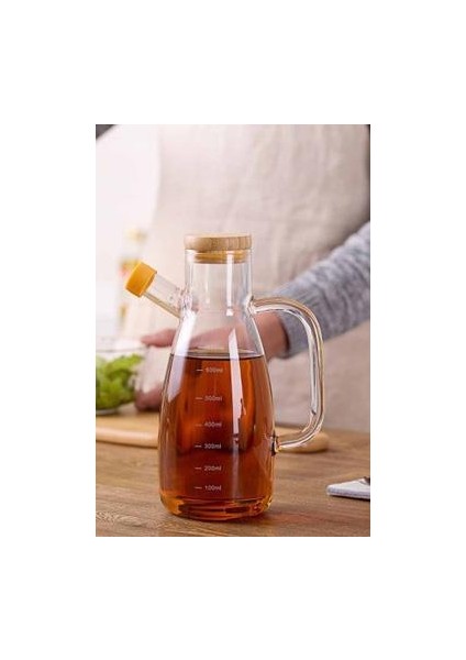 Gael 2'li Bambu Kapak Cam Yağlık 900ML modelleri