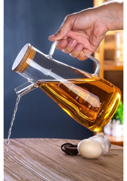 Gael 2'li Bambu Kapak Cam Yağlık 900ML fırsatları