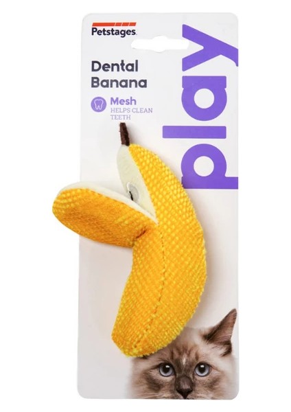 Dental Banana Ağız Bakım Kedi Oyuncağı