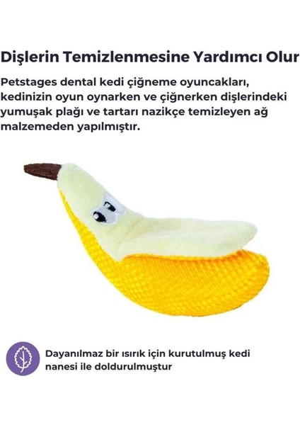 Dental Banana Ağız Bakım Kedi Oyuncağı modelleri