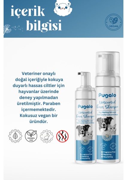 Kokusuz Köpek Şampuan