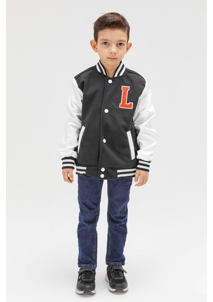 Erkek Çocuk Mevsimlik Kaşe Kolej Mont 51299