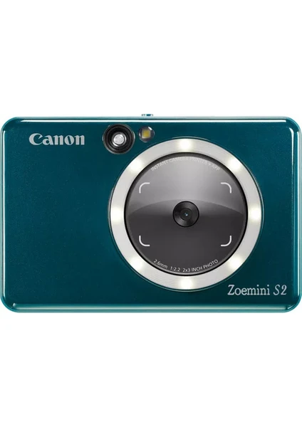 Zoemini S2 Dark Teal Şipşak Fotoğraf Makinesi