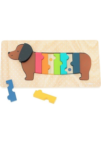 Dog Wooden Puzzle - Ahşap Köpek Puzzle - Andy Westface