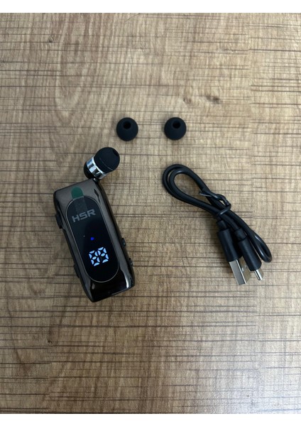 H-K55 20 Saat Konuşma Süreli Digital Ekranlı Çekmeli Bluetooth Kulaklık
