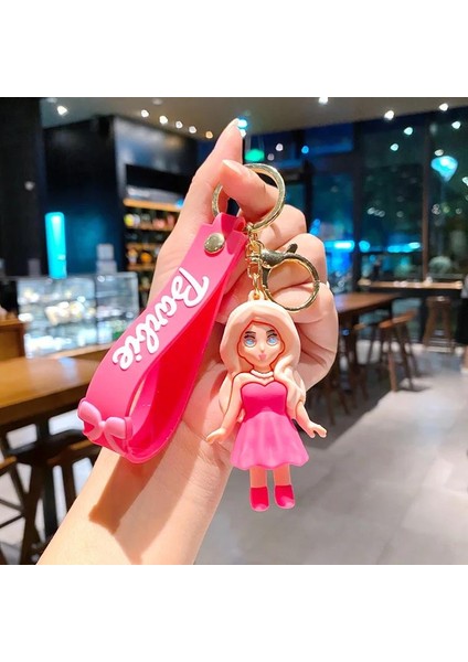 Anahtarlık Silikon Bebek Çizgi Film Anahtarlık Çanta Süsü Pembe fiyatları