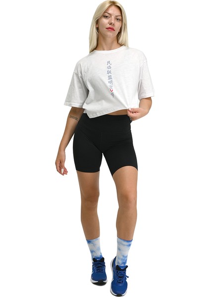 Asuka Kadın Beyaz Günlük Stil T-Shirt 24YKTL18B12-BYZ modelleri
