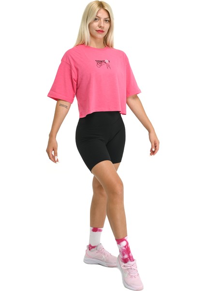 Aki Kadın Pembe Günlük Stil T-Shirt 24YKTL18B13-PMB modelleri