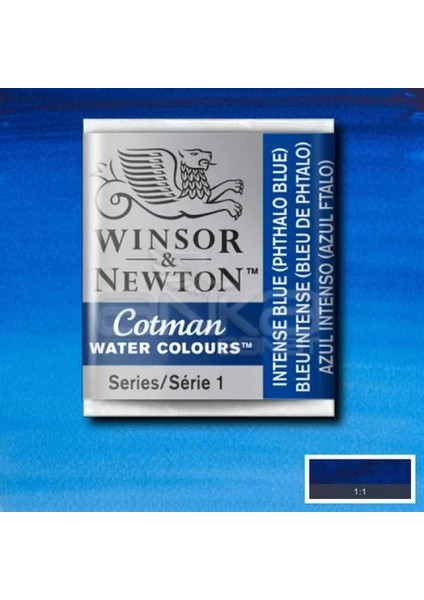 Winsor Newton Tablet Sulu Boya No : 327 Intense Blue