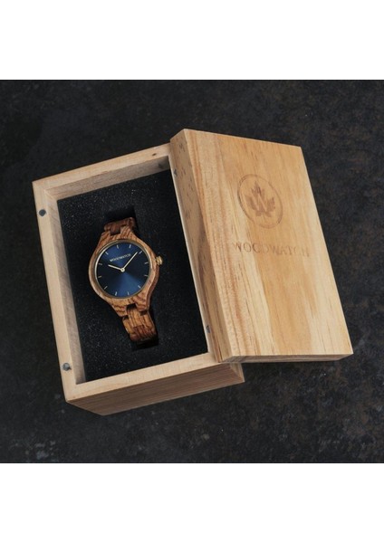 Woodwatch Ocean Lights Ahşap Kadın Kol Saati 36MM