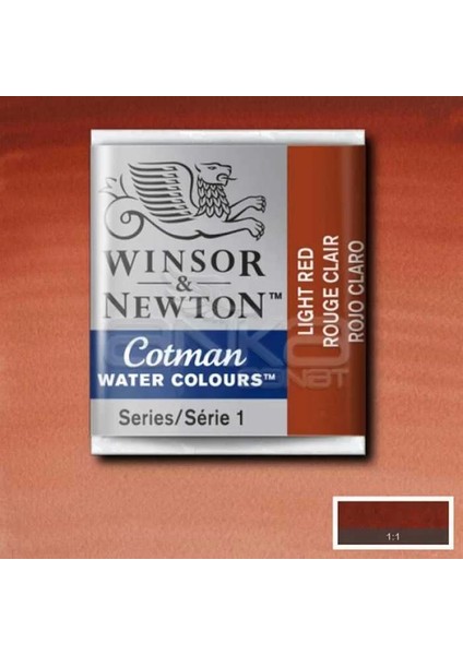 Winsor Newton Tablet Sulu Boya No : 362'li ght Red