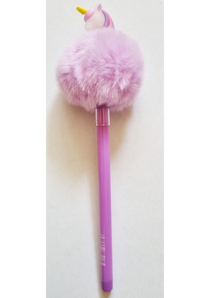 2'li Ponpon Yumurtlayan Kalem Unicorn Flamingo Başlı Renk Seçenekli