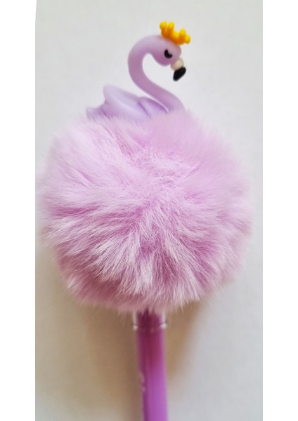 2'li Ponpon Yumurtlayan Kalem Unicorn Flamingo Başlı Renk Seçenekli