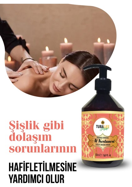 At Kestanesi Masaj Jeli, Kırmızı Biberli 500 ml - Vücut Bakım Jeli
