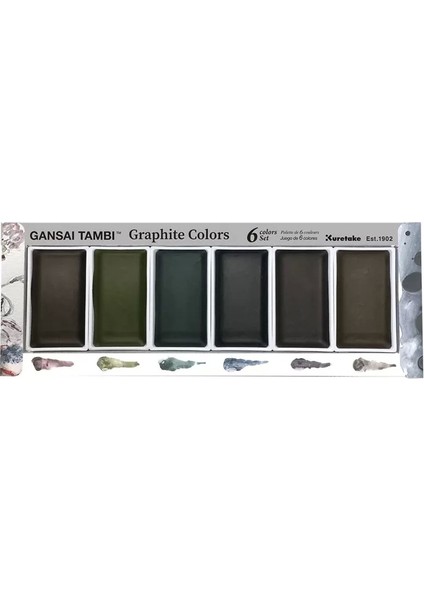 Kuretake Gansai Tambi Sulu Boya Seti 6lı