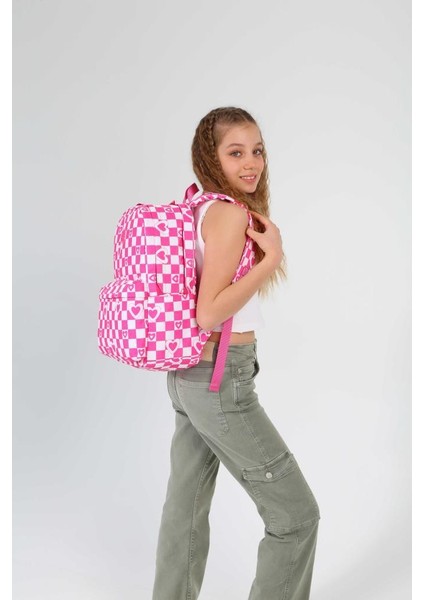 Nature Sırt Çantası Pink Heart K1714 fiyatları