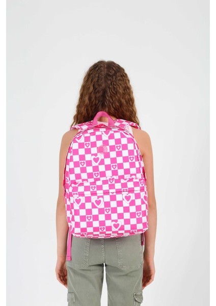 Nature Sırt Çantası Pink Heart K1714 modelleri