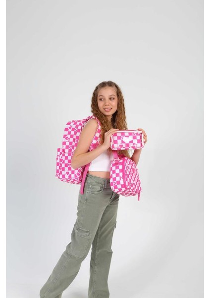 Nature Sırt Çantası Pink Heart K1714 fırsatları