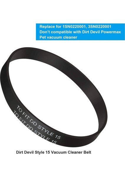 6 Parça Yedek Elektrikli Süpürge Tırtıllı Kemer Kir Şeytan Tarzı 15 Dik Elektrikli Süpürge Için Uyumlu (Yurt Dışından) fırsatları