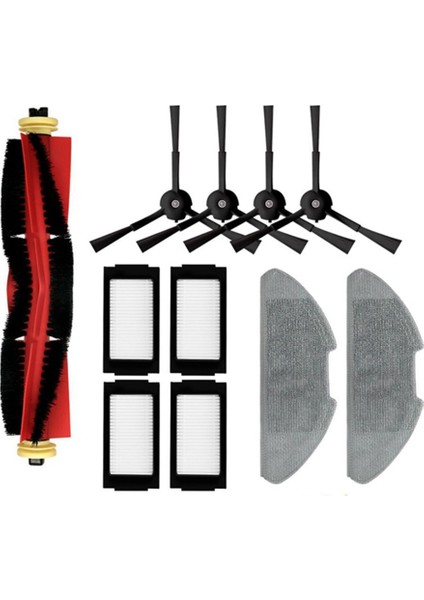 Yedek Parça Rulo Fırça Yan Fırçalar Hepa Filtre Mijia Pro Mjsts1 Robotlu Süpürge Aksesuarları Için Uyumlu (Yurt Dışından)