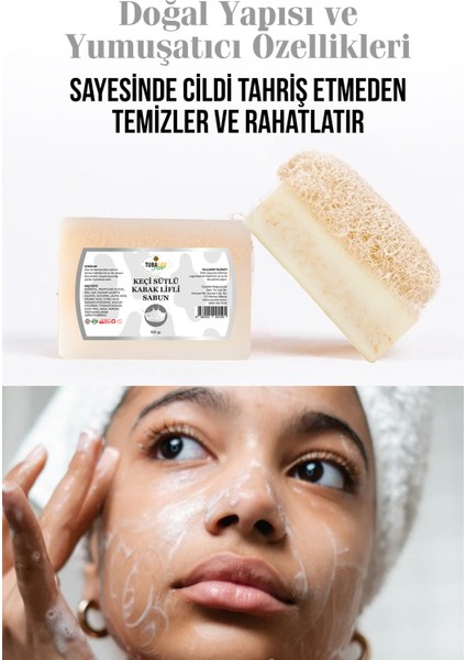 Tubalıfe Keçi Sütlü Kabak Lifli Sabun 100 gr