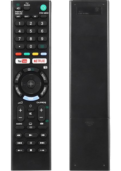 Sony Bravia Tv Için Yedek RMT-TX300E Uzaktan Kumanda KD43X7000E KD-43X7000E KD43X7000F, Netflix ve Youtube Anahtarları ile (Yurt Dışından)