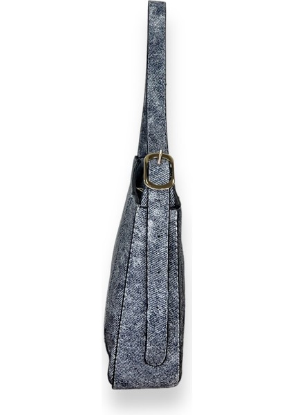 Kadın Denim Desenli Omuz Çantası fiyatları