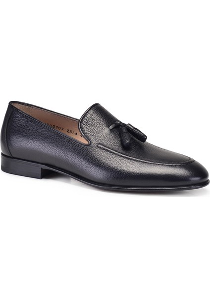 Siyah Püsküllü Kösele Erkek Ayakkabı -25541- fiyatları