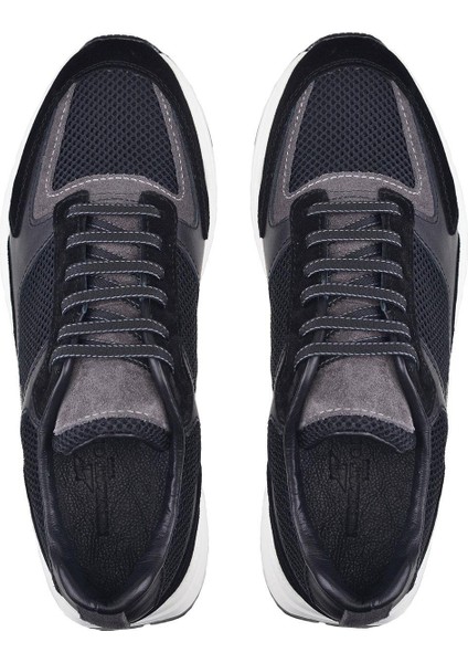 Siyah Bağcıklı Sneaker -60541-