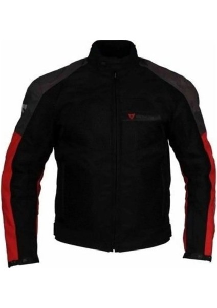 Dynamic Kadın 4 Mevsim Siyah Kırmızı Motosiklet Montu fiyatları