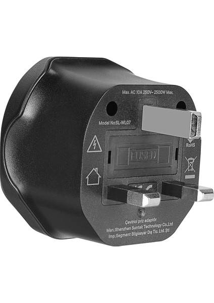SL-WL07 Universal - Ingiliz Çevirici Priz Adaptör