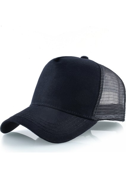 Düz Renk Pamuklu Beyzbol Şapkası Retro Örgü Ördek (Yurt Dışından)