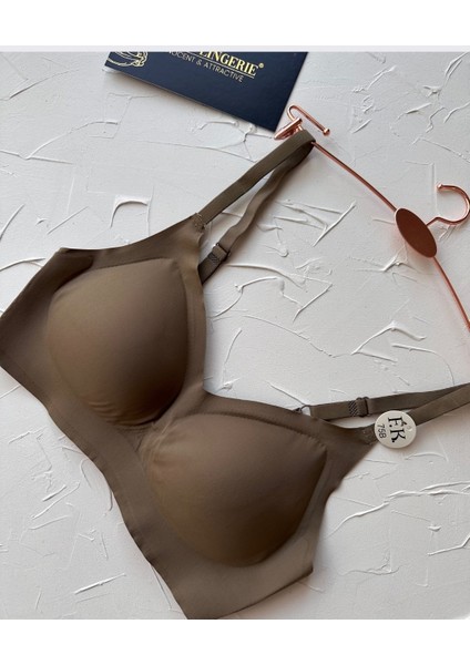 Carma Ithal Balensiz Dikişsiz Ice-Silk Yarı Push-Up Ince Askılı Sütyen fiyatları