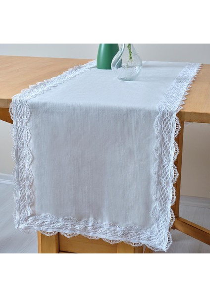 Asel Dantelli Leke Tutmaz Runner (40 x 140 Cm)
