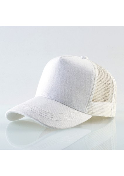 Düz Renk Pamuklu Beyzbol Şapkası Retro Örgü Ördek (Yurt Dışından)