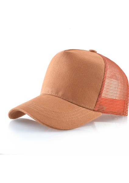 Düz Renk Pamuklu Beyzbol Şapkası Retro Örgü Ördek (Yurt Dışından)