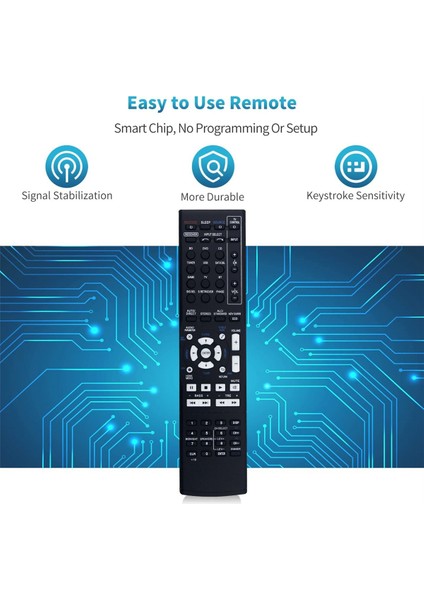 Pioneer AXD7395 VSX-503-K VSX-531-K VSX-530-K VSX-531 Av Alıcı Ev Sinema Sistemi Için AXD7741 Uzaktan Kumandayı Değiştirin (Yurt Dışından)