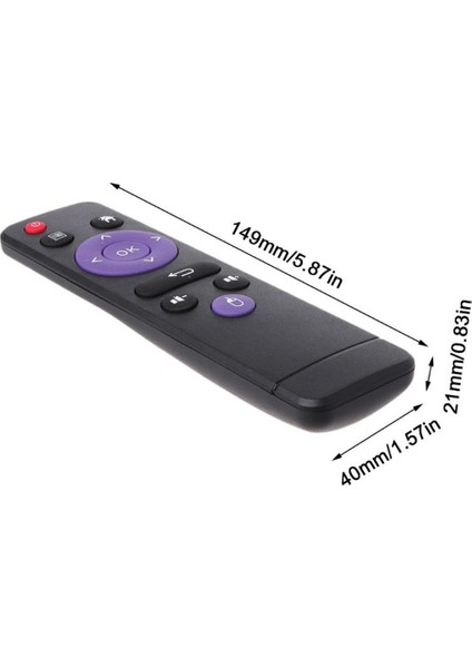 RK3328 MX10 RK3328 Için Mx9 4K Android Set Üstü Kutu Uzaktan Kumanda, Siyah (Yurt Dışından)