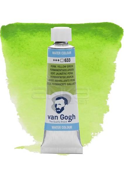 Tüp Sulu Boya 10ML Permanent Yellow Green 633