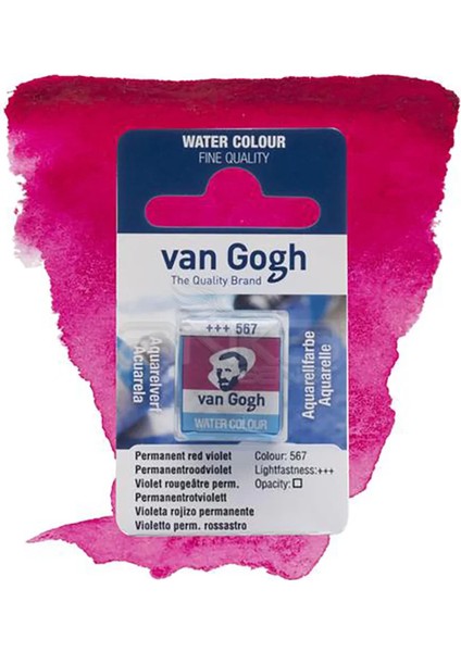 Tablet Sulu Boya Yedek Perm Red Violet 567