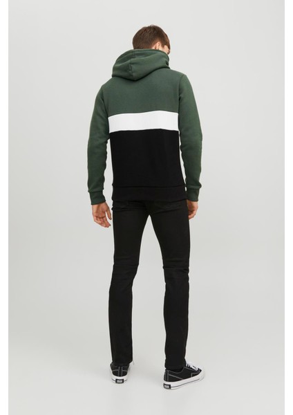 Essentials Jjereid Renk Bloklu Kapüşonlu Sweat Erkek Sweat 12233959 fiyatları